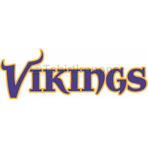 Minnesota Vikings T-shirts Iron On Transfers N590 - Click Image to Close